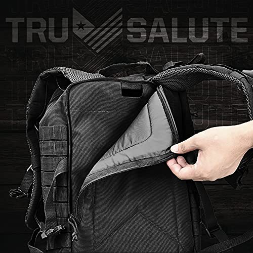 Tru Salute 40L Military Tactical Backpack Large Army 3 Day Assault Pack Molle Bugout Bag Rucksack