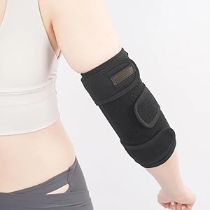 Qamarosa Multi-Purpose Elbow Support & Compression Brace – Relief for Tendonitis, Arthritis & Sports Injuries – Adjustable Strap for Men & Women, Black (1-Pack)