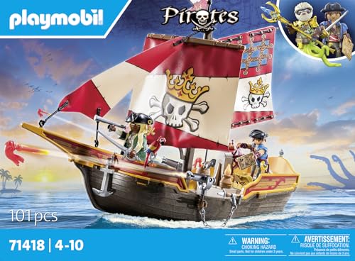 Playmobil Chaloupe des Pirates 71418 - vue 10