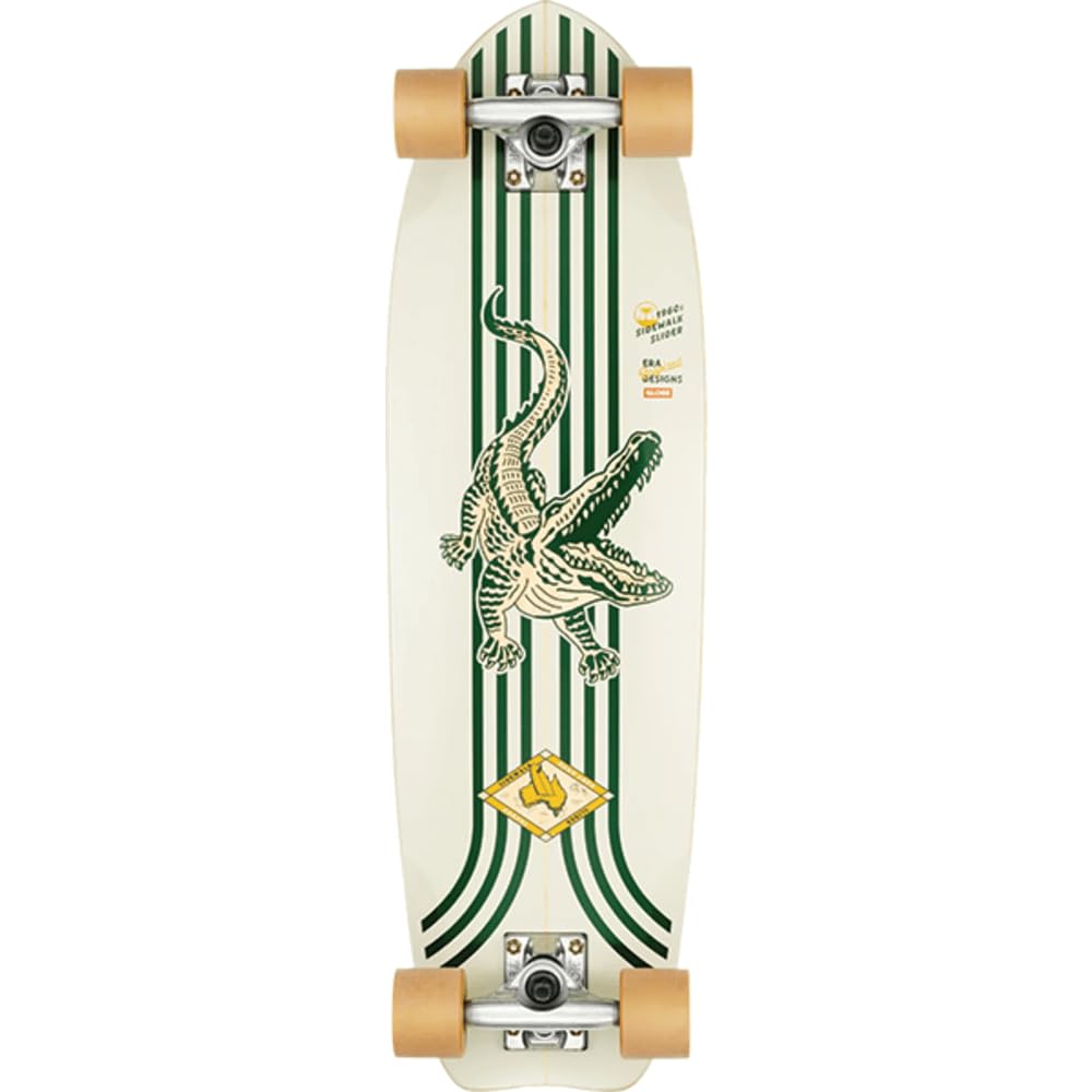 Gl obe Sidewalk Slider Complete Skateboard - 8 25x28 75 Green Croc