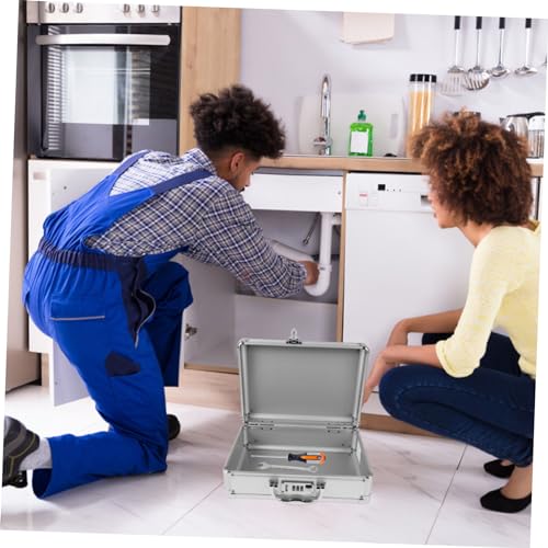Serrure à code contre le vol boîte à outils portable aluminium pour sécuriser vos chantiers