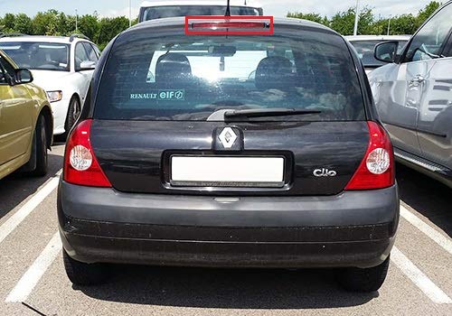 Lumière de frein arrière LED rouge de haute qualité pour centre de troisième feu de frein pour Clio MK II Campus 1998-2012