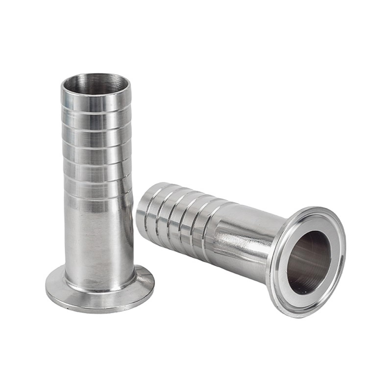 1pcs OD19 25 45 51 mm Hosetail Barb x 1.5" 2" Tri Clamp 304 Stainless Steel Sanitary Pipe Fitting Homebrew 100 150 200 mm Legnth