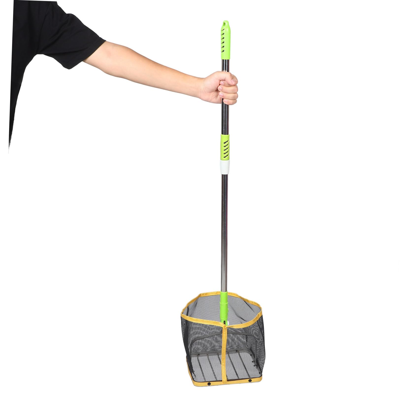 VICASKY Raccoglitore Palline Pong Portatile con Manico Estensibile Dispenser e Rete in e Adatto Giocatori Outdoor e Indoor