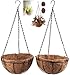 Pot suspendu Coco Pack 2 Décoration Jardin pots pour Plantes Plantes Decoratives Panier suspendu Pot intérieur pots de fleurs originaux