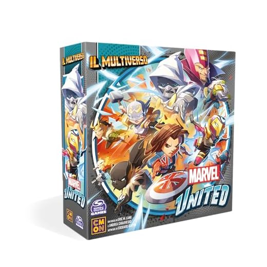 Asmodee Marvel United - Il Multiverso, Gioco da Tavolo, 1-5 Giocatori, 14+ Anni, Edizione in Italiano