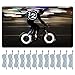 Bicicleta Pegatinas Reflectantes Impermeable (12 Piezas), Etiquetas de Seguridad Autoadhesivas, Alta Reflexión, Alta Viscosidad, para Radios Bicicleta, Portabicicletas, Cochecitos, Mochilas, Scooters