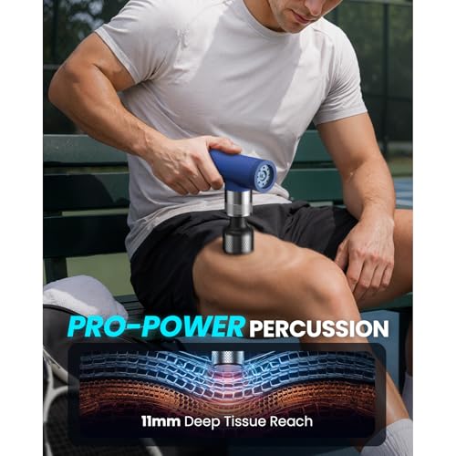 Image of BOB AND BRAD A7 Pro Massage Gun with Heat and Cold for Deep Tissue Massage