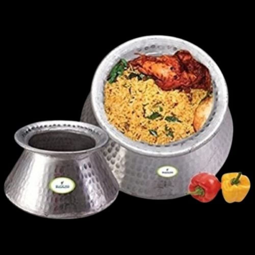 デーグ鍋　ビリヤニ鍋　カレー鍋　アルミ製 蓋付き鍋 Amazon | USA Deals 365 アルミニウム製 Biryani Handi 蓋付き