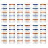 Mocturnity 300 Stück 1,8 ml Kunststoff mit Skala 0,063 oz, Probenröhrchen für Kryovaltests mit Dichtungsdeckel