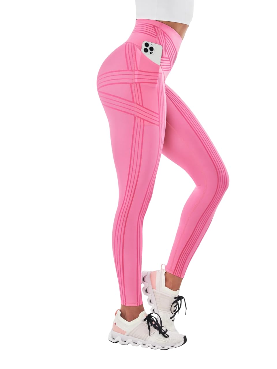 Fanka Women's Body Sculpt Resistance Leggings Reversible Wear for Women Tummy Control High Waisted