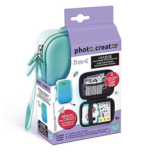 Photo Creator Instant Camera Case, 3 Extra Refill Paper Rolls, Extra Stickers, Shockproof, Protects from Splashes, Store and Protect! - Image 3