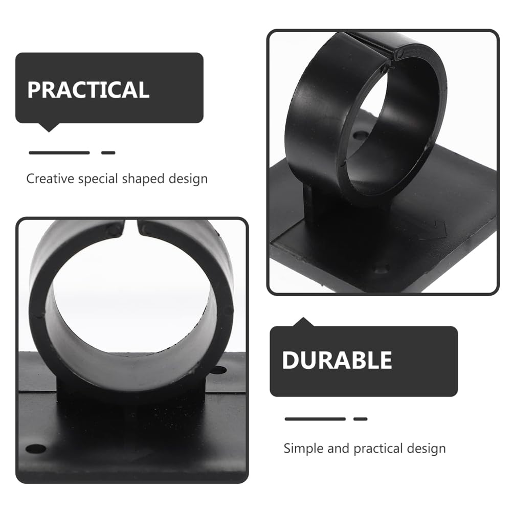 4 Supports Clips Microphone - Crochets Montage Mural Silicone - Compatible Micros Câblés Et Sans Fil