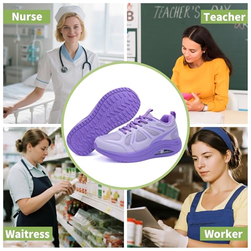 Image of AOV Women Arch Support Walking Shoes Orthotic Sneakers for Plantar Fasciitis Foot and Heel Pain Relief Tennis Shoes
