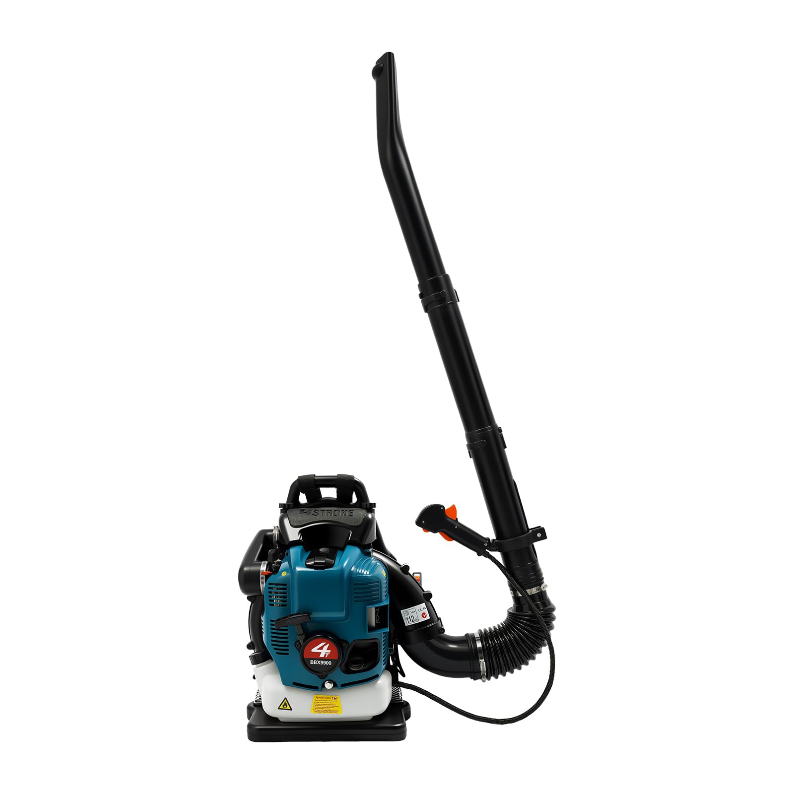 Soplador de hojas de gasolina de 75,6 cc, 4 tiempos, para hojas, nieve, arena, bajo consumo de combustible, 2600 W