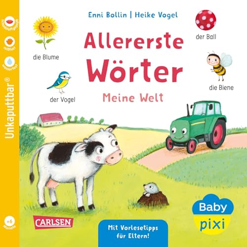 Baby Pixi (unkaputtbar) 162: Allererste Wörter: Meine Welt: Unzerstörbares Baby-Buch ab 6 Monaten mit großen (162)