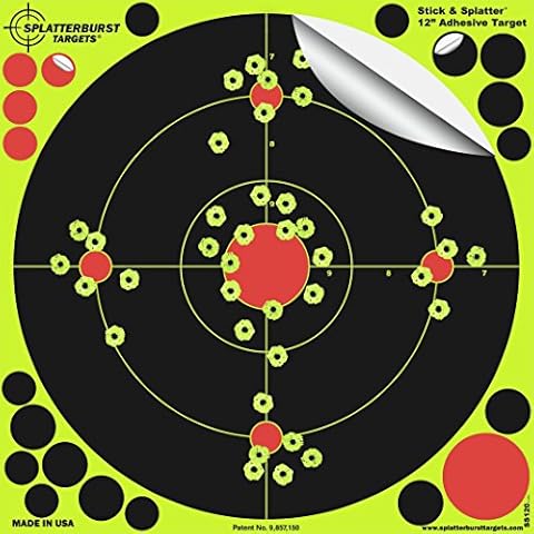 Splatterburst 12 inch Adhesive Targets Cover