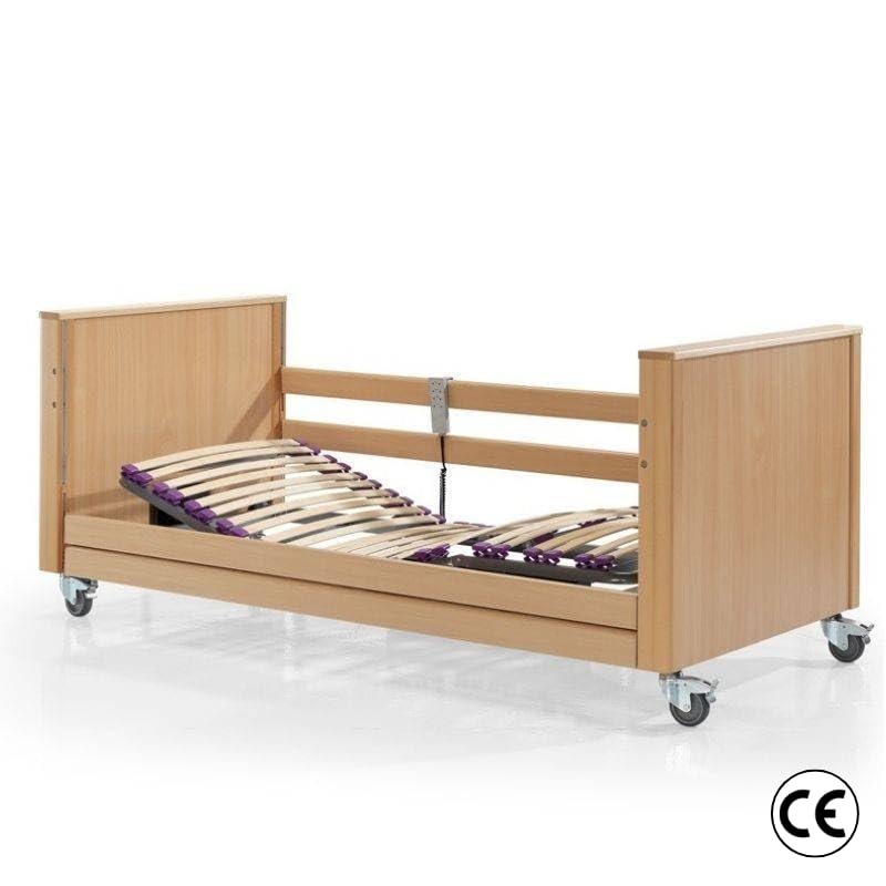 VentaDeColchones – Cama Articulada asistencial para Personas con Alzheimer. Incluye somier, elevación por columnas y cabecero, piecero y barandillas. Medida 90 x 190 cm. con Subida y Montaje