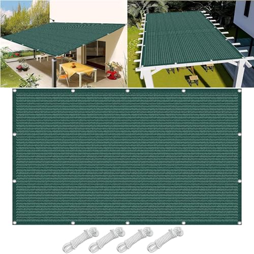 Voile d'ombrage rectangulaire léger et durable avec œillets de fixation - 2