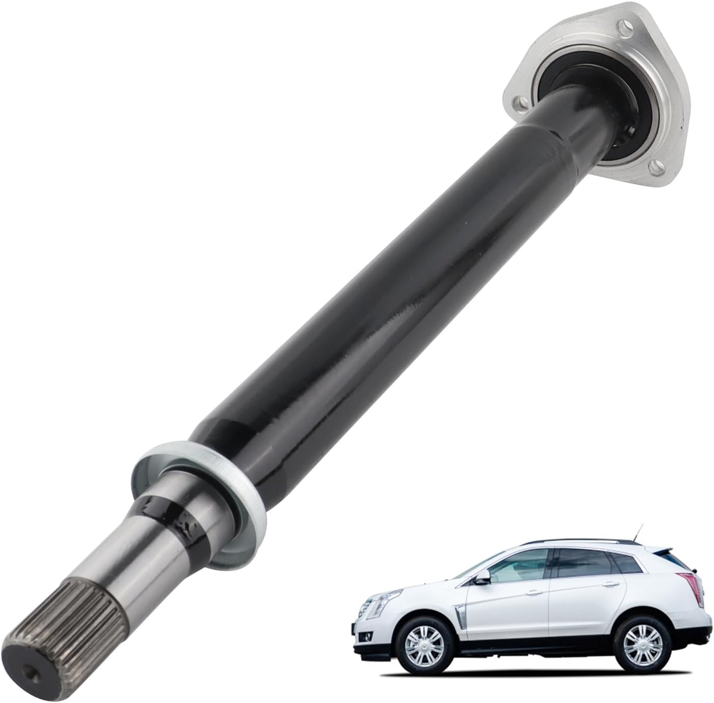 MUCO New CV Intermediate Shaft 22901057 Compatible with Fit for Cadillac SRX XTS LaCrosse Regal Chevy Impala Malibu 2010-2020 Axle Half Shaft Assembly Front Right