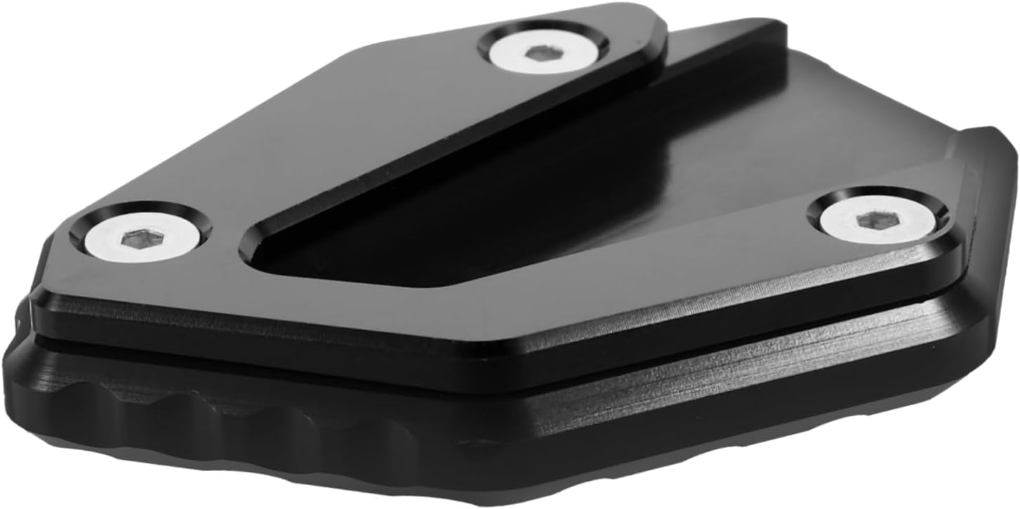 Motorcycle Kickstand Support Plate Aluminum Alloy Black for Motorbike