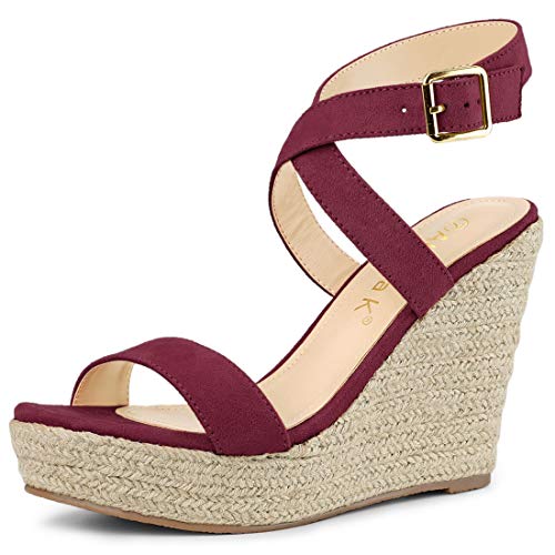 Espadrilles compensées stables Allegra K pour marcher sans douleur