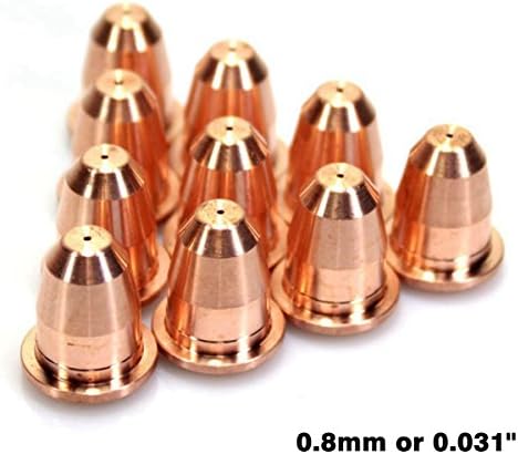 WeldingStop Tip 0.8mm 0.031'' for Plasma 275i / 375i / 400iDV / 600iHD Cutter and S45 Torch QTY-10
