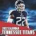 Tennessee Titans 2022 Calendar: NFL Squared Monthly Calendar Mini Planner 12 Months 2022 bonus September to December 2021 From a Cheese Head | Classroom, Home, Office