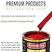 Restoration Shop - Rally Red Acrylic Enamel Auto Paint - Complete Gallon Paint Kit - Professional Single Stage High Gloss Automotive, Car, Truck, Equipment Coating, 8:1 Mix Ratio, 2.8 VOC