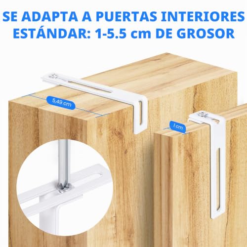 Pizarra blanca magnética maxtek con gancho ajustable de brazo largo fácil de instalar 3