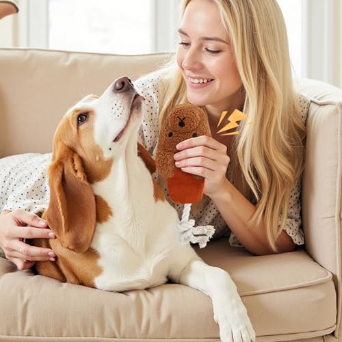 Juguete mordible para perros en forma de zapatilla, Andiker miniatura 7