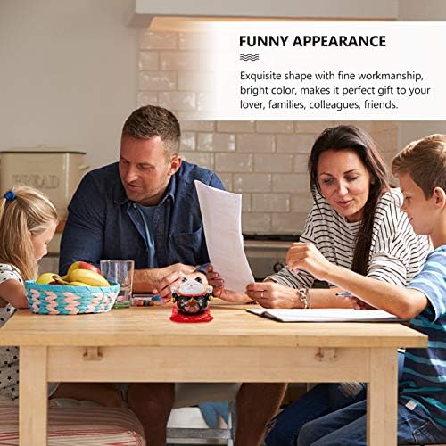 IMIKEYA Lucky Cat Money Bank Feng Shui Maneki Neko Lucky Cat Coin Bank Ceramic Lucky Cat Piggy Bank Porcelain Money Change Pot Feng Shui Decor Ornament for Kids Money Save Bank Black 4. 5in