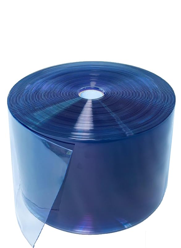 PVC-Streifenvorhang Rolle – Schutz vor Kälte, Zugluft & Staub – UV-stabil, 20 cm breit, 2 mm stark – 25 m oder 50 m (Länge: 50 m, Breite: 20 cm, Stärke: 2 mm)