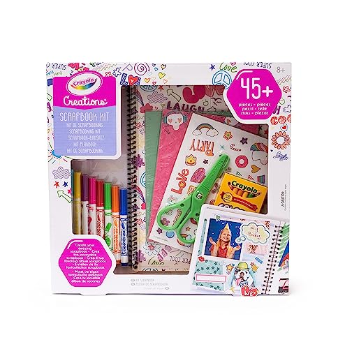 CRAYOLA - Creation 04-0944 - Create Your Own Scrapbook Album Set, DIY Creative Activity Gift for Girls and Girls from 8 Years - Image 2
