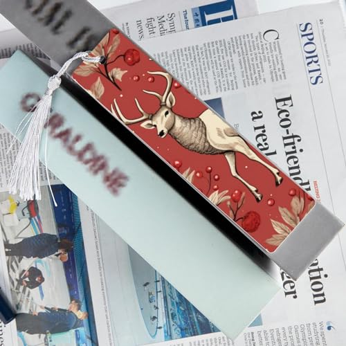 Marque-page élan de Noël pour ne plus jamais perdre votre page