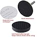SIQUK 120 Pcs 2 inch Sanding Discs 60/80/ 120/180/ 240/400/ 600/800/ 1000/1200/ 2000/3000 Grit with 1 Pc 1/4 Inch Shank Backing Pad and 1 Pc Foam Buffering Pad