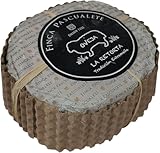 Queso La Retorta Finca Pascualete 500g aprox. – Artesano de Leche Cruda de Oveja Prensado a Mano – Sabor Intenso y Untuoso – Sin Gluten – Ideal para Regalar o Disfrutar – Queso Extremeño Gourmet