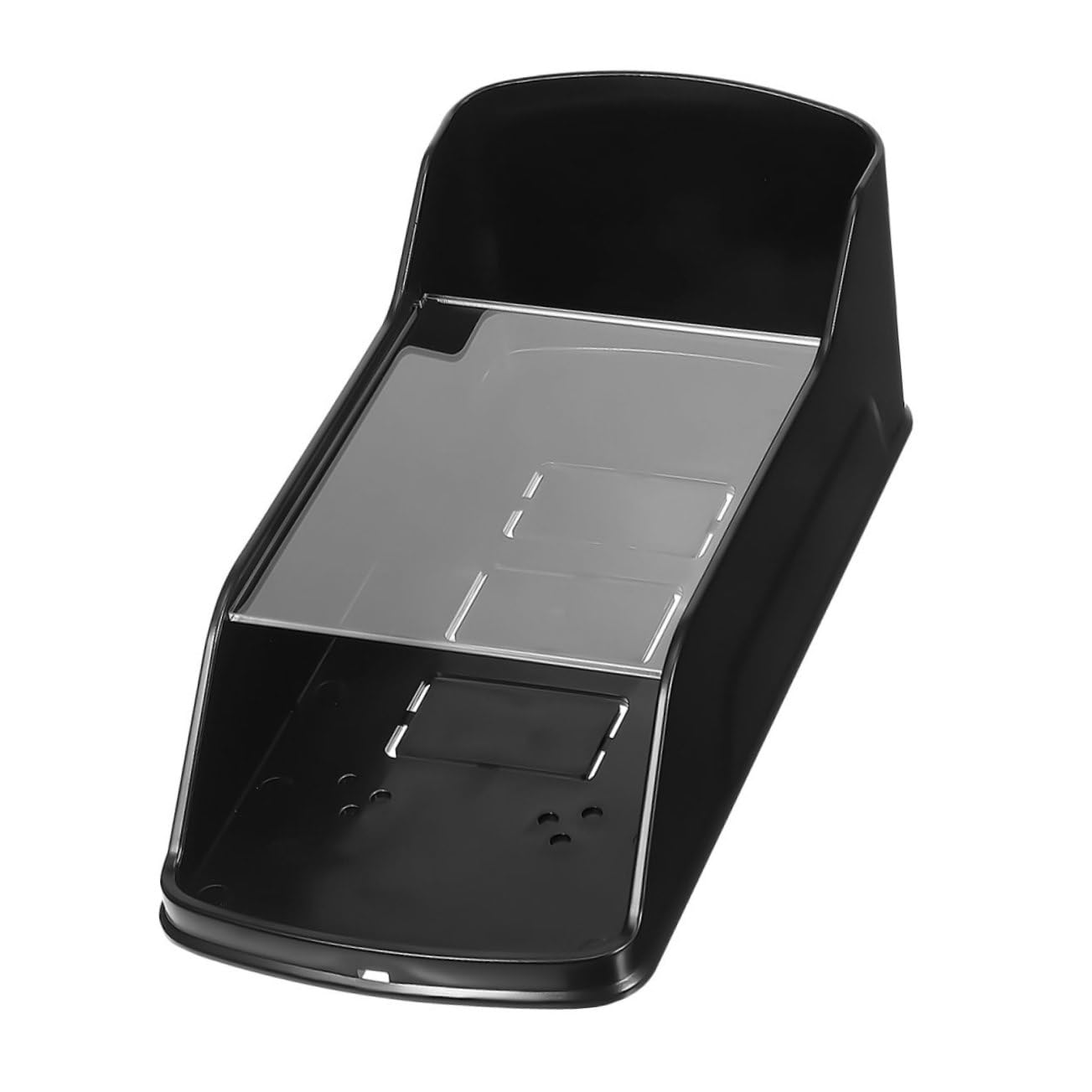 Cubierta de timbre exterior en plástico negro resistente para lluvia y alumbrado