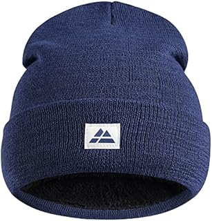 DANISH ENDURANCE Classic Beanie, Polar Fleece Lining, Recycled Material, for Men & Women