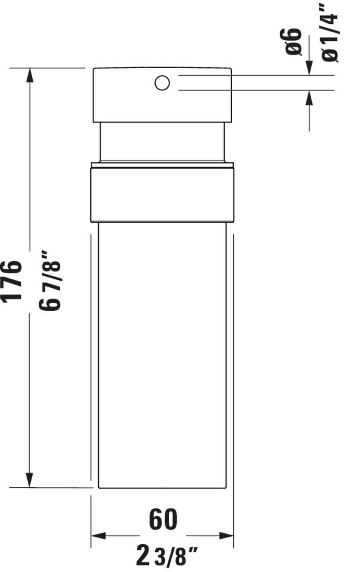 Duravit Dispensador de jabón, Cromado, tamaño único