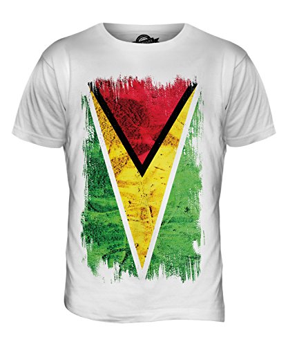 T-Shirt Guyane Homme Grunge Idéal pour Vos Sorties Culturelles et Voyages