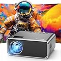 FUDONI Projector with WiFi and Bluetooth 4K Supported, Upgraded Outdoor Movie Projectors Native 1080P FHD, Video Proyector for Home Theater, Compatible w/HDMI/USB/iOS/Android/Windows/TV Stick