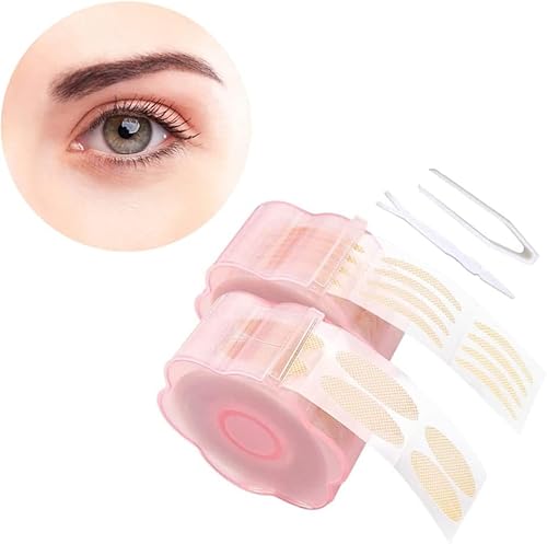 1.200 Stück Schlupflider Stripes unsichtbar, Augenlid Stripes, Eyelid Tape, Augen Lifting, Sofort Effekt gegen Schlupflider, Augenlid Tape – Augenlidstraffung ganz ohne OP