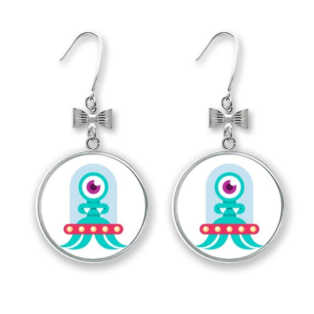 Boucles d'oreilles pendantes motif monstre cyclope pour oreilles percées et style rock