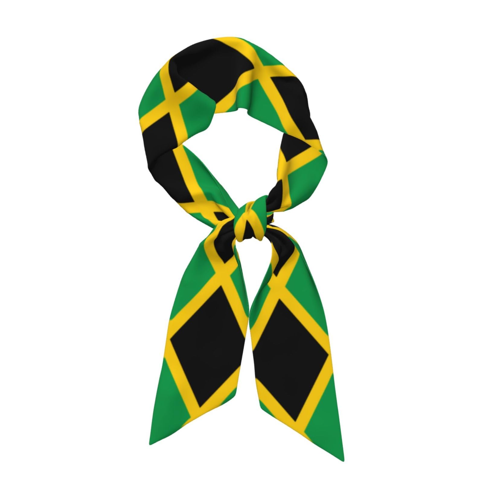 WHJSSF Flag of Jamaica Printing Women's Fashion Scarf Versatile Style, Soft and Silky for Dates, Travel