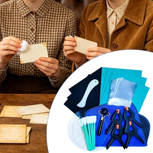 Kit de limpieza de tarjetas coleccionables con herramientas de alisado 3