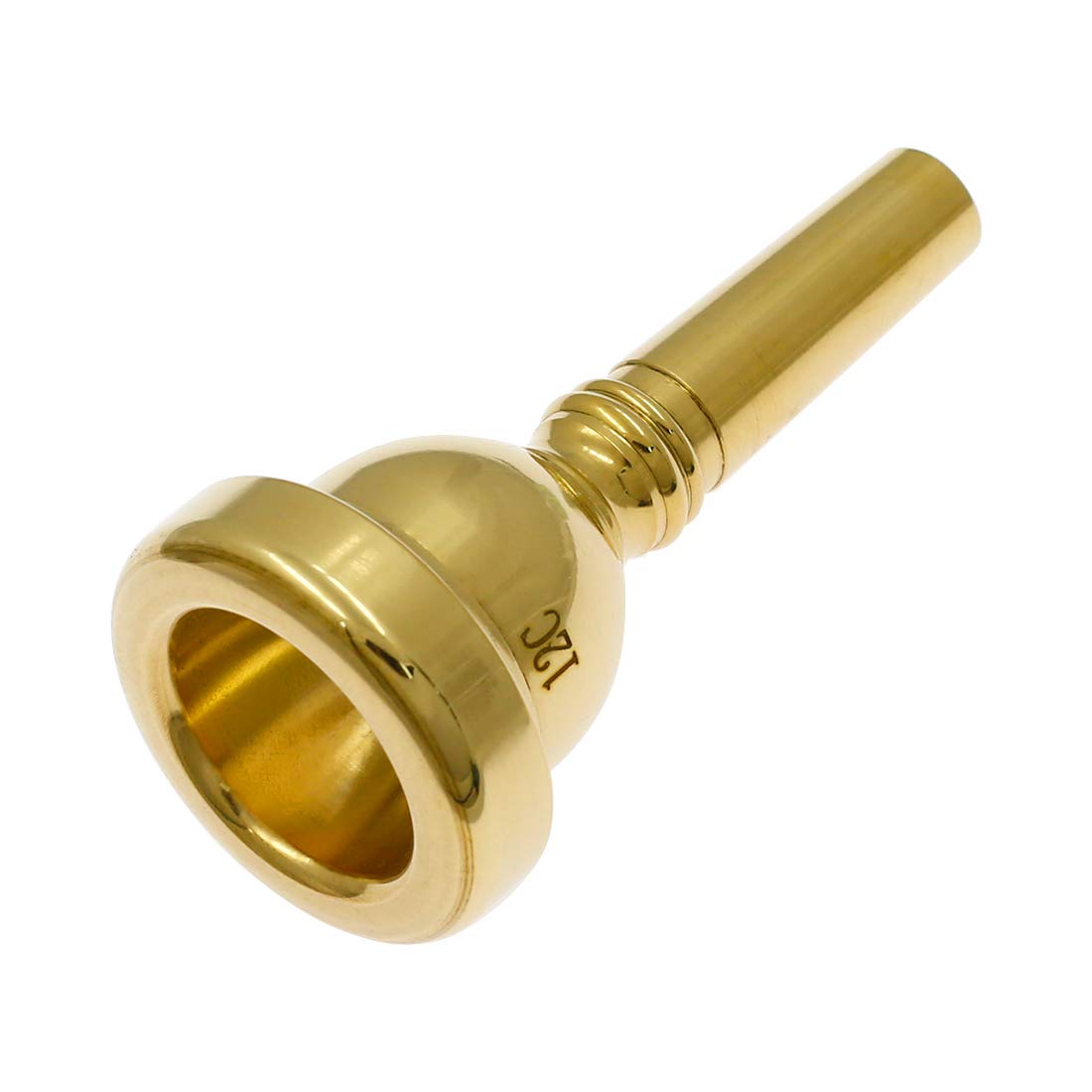 Hordion Gold 12C Trumpet Mouthpiece Trombone Mouthpiece Replacement,