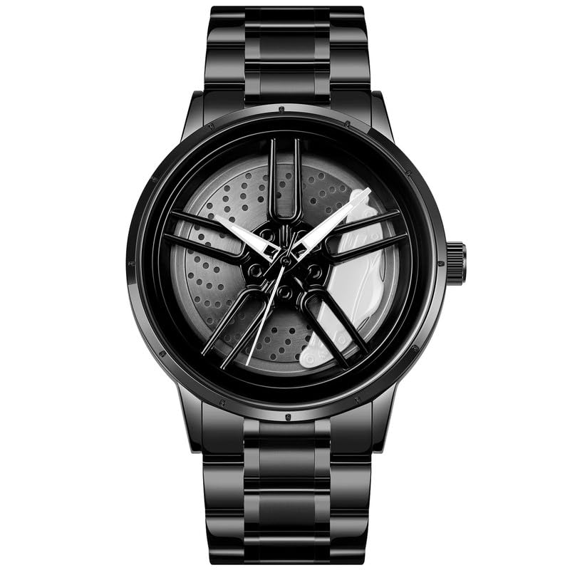 IMPERIOUS Mens Watch New Wheels Rolling Analog Stainless Steel || Quartz Movement|| Water Resistant Wristwatch - White (B0DD464QZT) Amazon Price History, Amazon Price Tracker