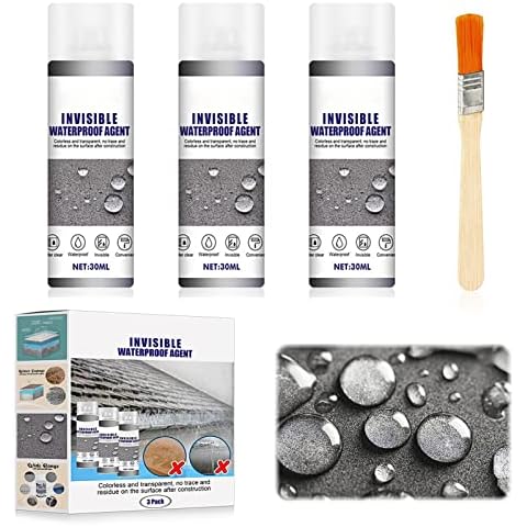 Dichtmasse Wasserdicht, Isolierdichtmittel Wasserdicht Transparent Dichtmitte, Reparatur Von Leckagen Für Dach Und Außenwand (3 * 30ml) Cover