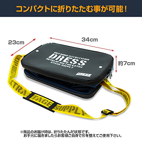 [DRESS] 折りたためる! マルチバッカン ネイビー 34㎝ 6枚目